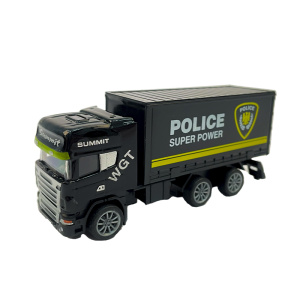 Машина Полицейский фургон ,1:64,  металл+пластик, 16*8*6см, в коробке