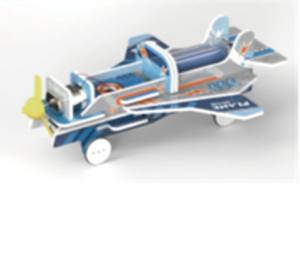 Модель для сборки по робототехнике "Самолет"