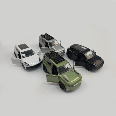 Машина металлич , 1:32, инерция, в асс Land Rover + Cayenne, шоу-бокс
