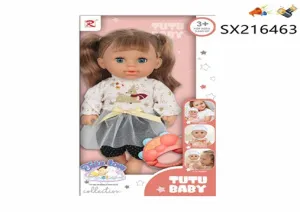 Кукла функциональная, 30 см, в асс-те, в кофте с олененком, звук, батар в компл не вх
