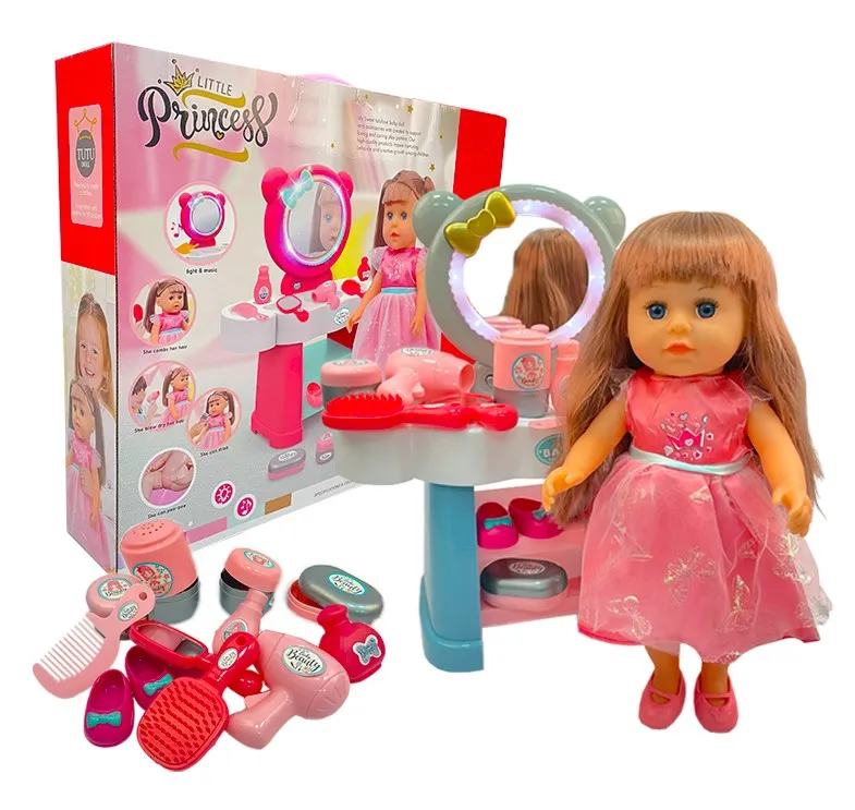 Теремок Туалетный столик для кукол Барби конструктор