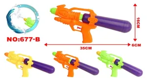 Водяной пистолет 35см, цвет в ассортименте, пакет, арт.37001027