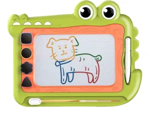 Планшет для рисования Крокодил, цветной экран, зеленый, р-р доски 28*2.5*23 см, кор. 32*3*24
