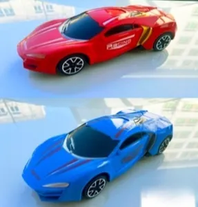 Инерционный автомобиль 20см, цвет в ассортименте, пакет, арт. 37001054
